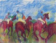 Edgar Degas Before the Race_k oil painting